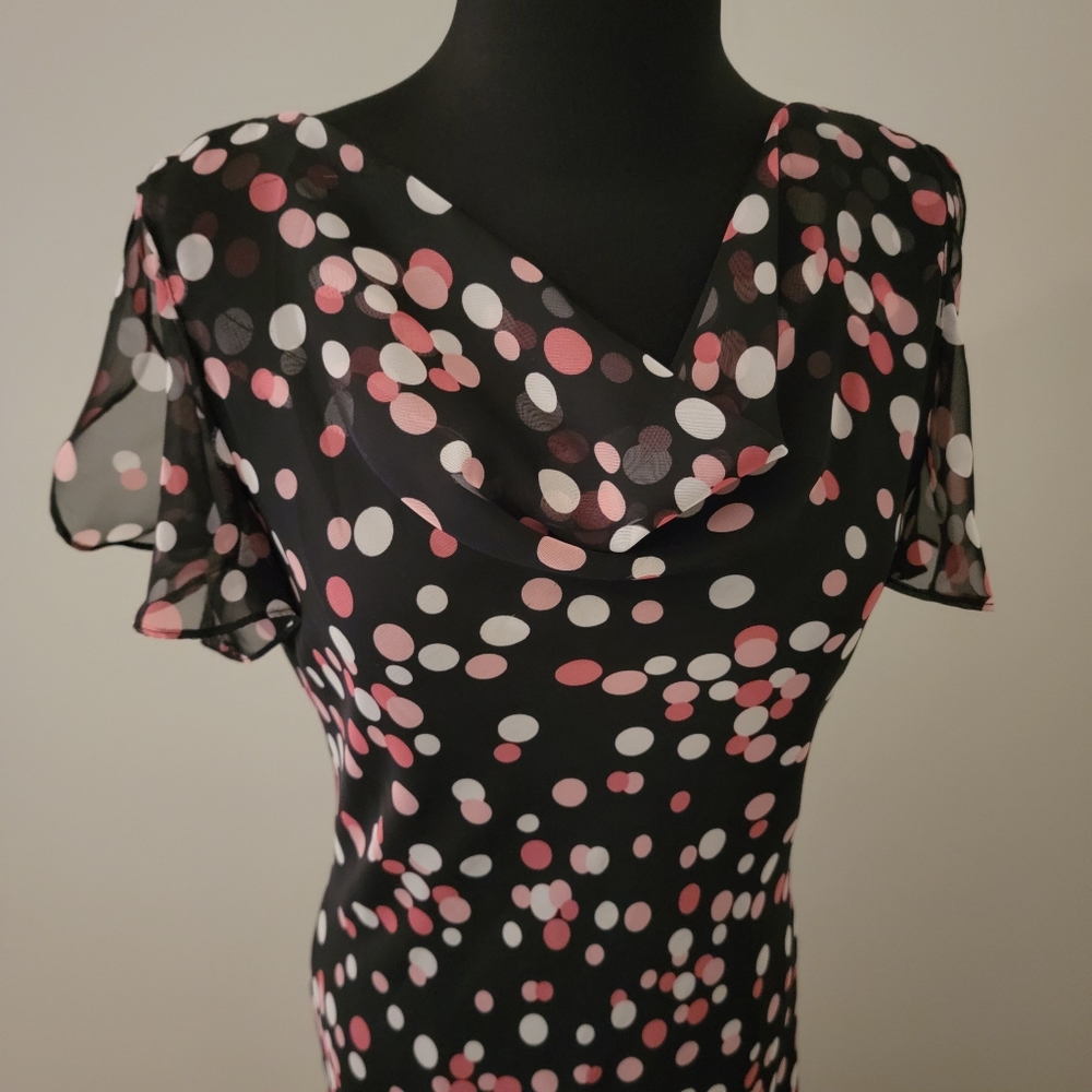 Vintage Jessica Howard polka dot dress